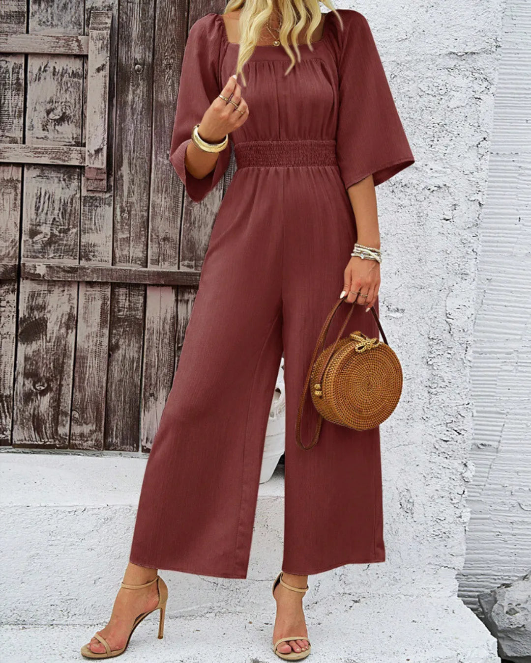 Elegant Wide-Leg Jumpsuit